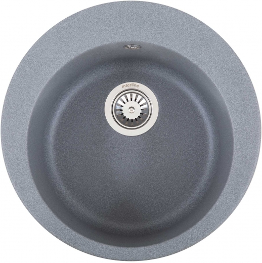 Кухонная мойка INTERLINE RONDO new grigio - фото Кухонная мойка INTERLINE RONDO new grigio - фото - интернет-магазин электроники и бытовой техники TTT