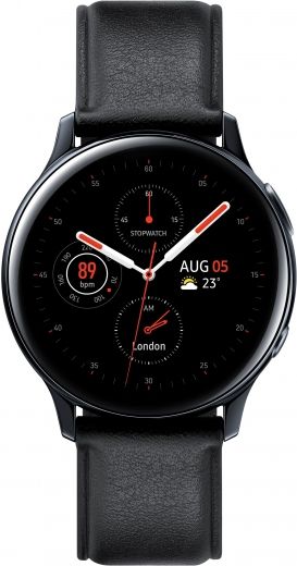 Смарт часы Samsung Galaxy Watch Active 2 40mm Stainless steel (SM-R830NSKASEK) Black - фото - интернет-магазин электроники и бытовой техники TTT
