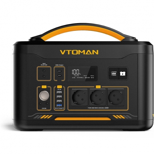 Зарядная станция Vtoman Jump 2200 PB-29 / 2200 Вт / 1548 Вт⋅год / LiFePO4 - фото - интернет-магазин электроники и бытовой техники TTT