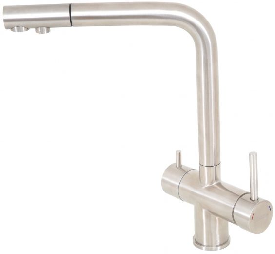 Смеситель кухонный INTERLINE Storm New Sateen - фото Смеситель кухонный INTERLINE Storm New Sateen - фото - интернет-магазин электроники и бытовой техники TTT