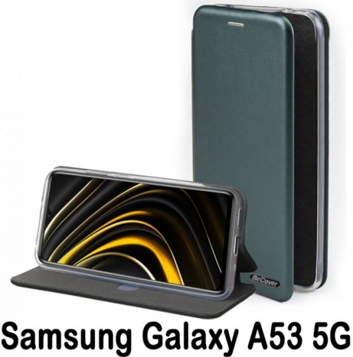 Чехол-книжка BeCover Exclusive для Samsung Galaxy A53 5G SM-A536 (707937) Dark Green - фото - интернет-магазин электроники и бытовой техники TTT