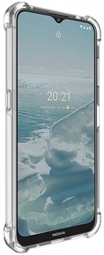 Cиліконовий чохол BeCover Anti-Shock для Nokia C21 Plus (707571) Clear - фото - інтернет-магазин електроніки та побутової техніки TTT