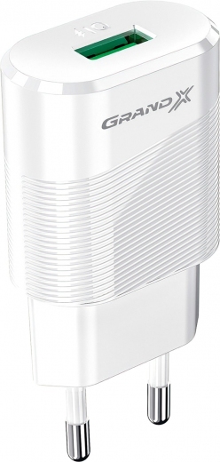 Сетевое зарядное устройство Grand-X CH-17 USB 5 В 2.1 A White - фото Сетевое зарядное устройство Grand-X CH-17 USB 5 В 2.1 A White - фото - интернет-магазин электроники и бытовой техники TTT