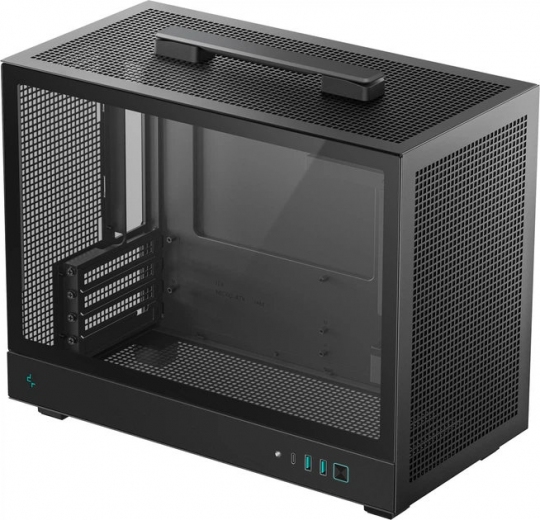 Корпус DeepCool CH160 Plus (R-CH160-BKNGM0-G) Black - фото - інтернет-магазин електроніки та побутової техніки TTT