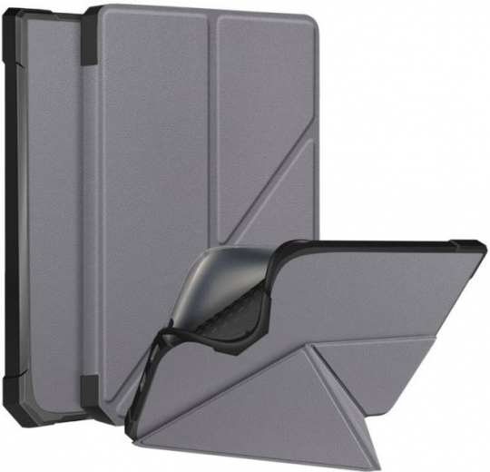 Обложка BeCover Ultra Slim Origami для PocketBook 740 Inkpad 3 / Color / Pro (707455) Gray - фото - интернет-магазин электроники и бытовой техники TTT