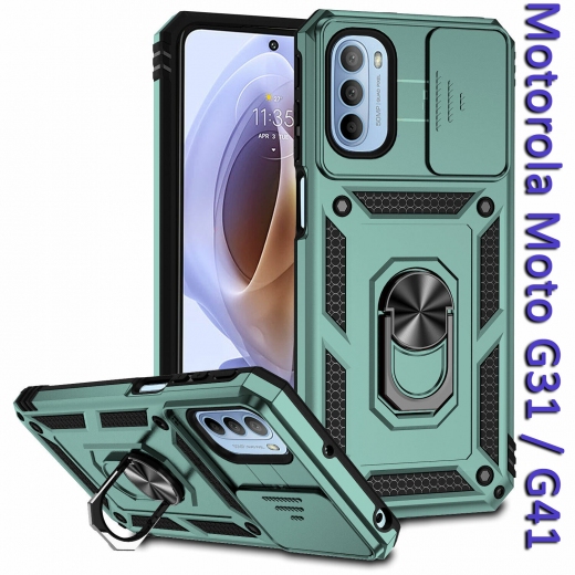 Панель BeCover Military для Motorola Moto G31 / G41 (BC_708192) Dark Green - фото - интернет-магазин электроники и бытовой техники TTT