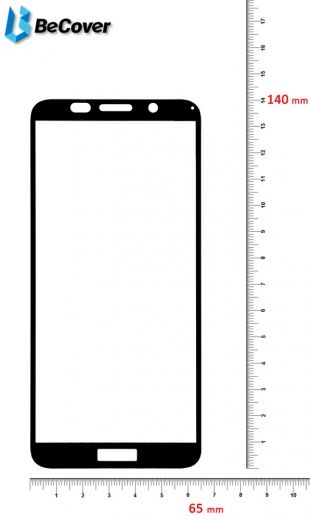 Захисне скло BeCover для Huawei Y5 2018 (702754) Black - фото - інтернет-магазин електроніки та побутової техніки TTT