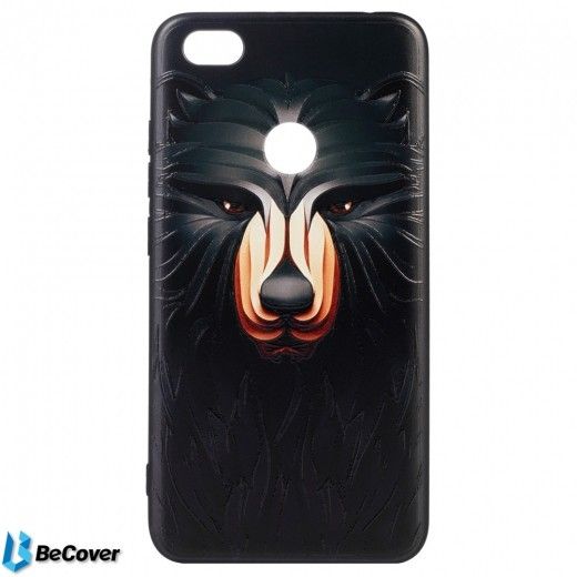 Панель BeCover 3D Print Xiaomi Redmi Note 5A (702136) Black bear - фото - інтернет-магазин електроніки та побутової техніки TTT