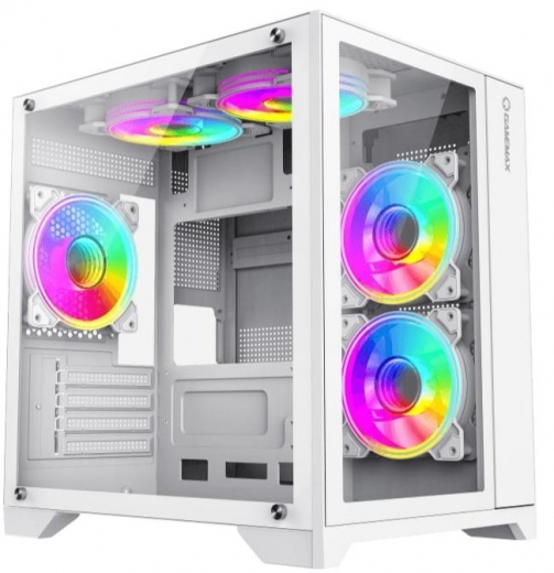 Корпус GameMax Infinity Mini White - фото - интернет-магазин электроники и бытовой техники TTT