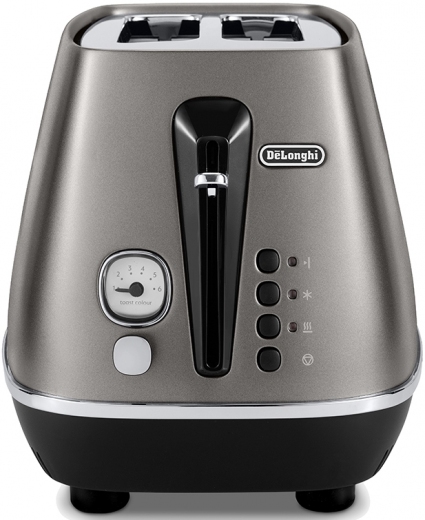 Тостер DeLonghi CTIN 2103 TB Distinta Titanium - фото - інтернет-магазин електроніки та побутової техніки TTT