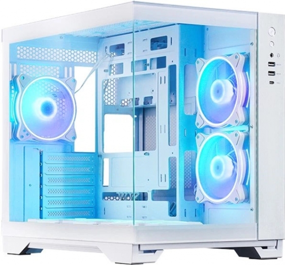 Корпус Chieftec VISIO (GM-30W-TG-OP) White - фото - интернет-магазин электроники и бытовой техники TTT