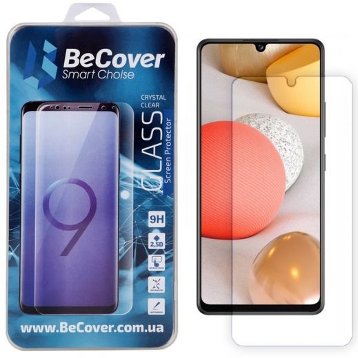 Защитное стекло BeCover для Samsung Galaxy A42 SM-A426 (BC_705659) Clear - фото - интернет-магазин электроники и бытовой техники TTT