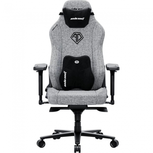 Кресло геймерское Anda Seat Phantom 3 XL (AD18XL-52-G-F-G01) Gray Fabric - фото - интернет-магазин электроники и бытовой техники TTT