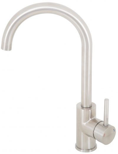 Смеситель кухонный INTERLINE Tango New Sateen - фото - интернет-магазин электроники и бытовой техники TTT