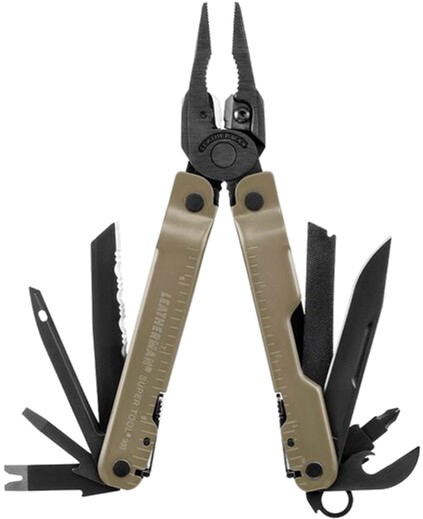 Мультиинструмент Leatherman Super Tool 300M (832762) Black/Coyote - фото Мультиинструмент Leatherman Super Tool 300M (832762) Black/Coyote - фото - интернет-магазин электроники и бытовой техники TTT