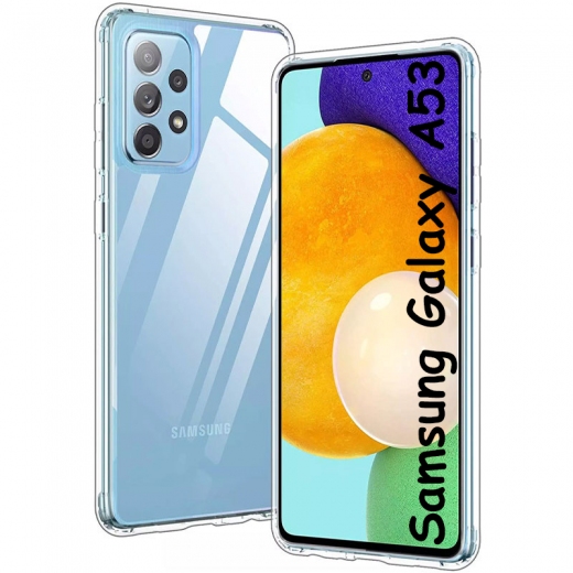 Силиконовый чехол BeCover для Samsung Galaxy A53 SM-A536 (707557) Transparancy - фото - интернет-магазин электроники и бытовой техники TTT