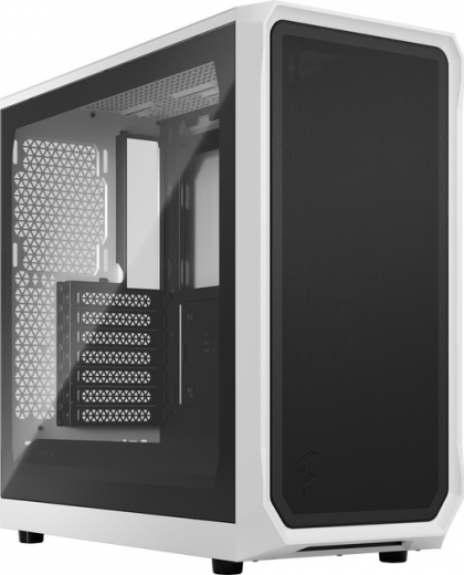 Корпус Fractal Design Focus 2 TG Clear Tint (FD-C-FOC2A-02) White  - фото - інтернет-магазин електроніки та побутової техніки TTT