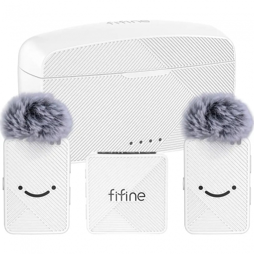 Микрофон Fifine M9W White - фото - интернет-магазин электроники и бытовой техники TTT