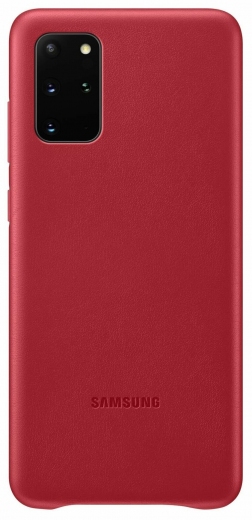 Панель Samsung Leather Cover для Samsung Galaxy S20 Plus (EF-VG985LREGRU) Red - фото - інтернет-магазин електроніки та побутової техніки TTT