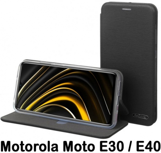 Чохол-книжка BeCover Exclusive для Motorola Moto E30 / E40 (707905) Black - фото - інтернет-магазин електроніки та побутової техніки TTT