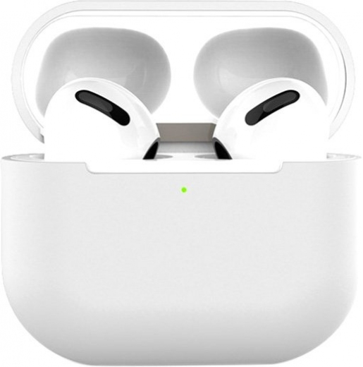 Чехол Silicon BeCover для Apple AirPods (3nd Gen) (707184) White - фото - интернет-магазин электроники и бытовой техники TTT