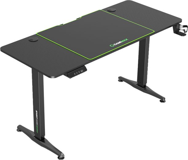 Стіл геймерський GameMax D140-Carbon-EC - фото - інтернет-магазин електроніки та побутової техніки TTT
