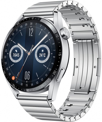 Смарт годинник Huawei Watch GT3 46mm (55026957) Stainless Steel - фото - інтернет-магазин електроніки та побутової техніки TTT