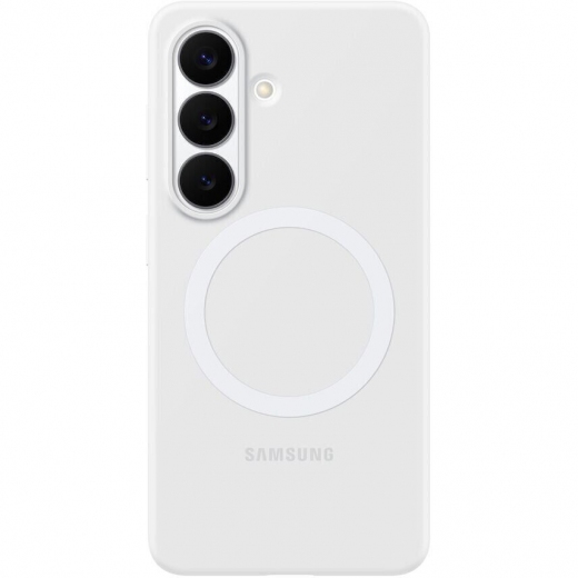 Панель Samsung Silicone Magnet для Samsung Galaxy S26 (EF-ES942CWEGWW) White - фото - интернет-магазин электроники и бытовой техники TTT