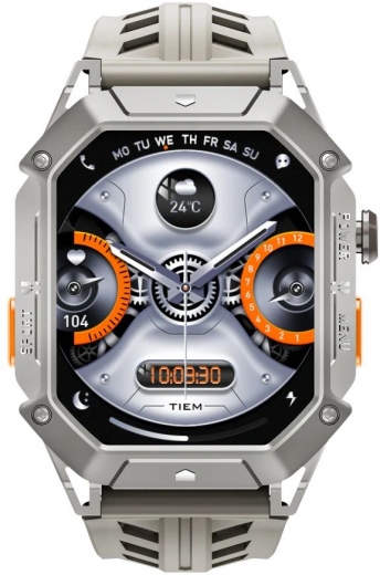 Смарт-часы Haylou Iron N1 (LS24) Grey - фото - интернет-магазин электроники и бытовой техники TTT