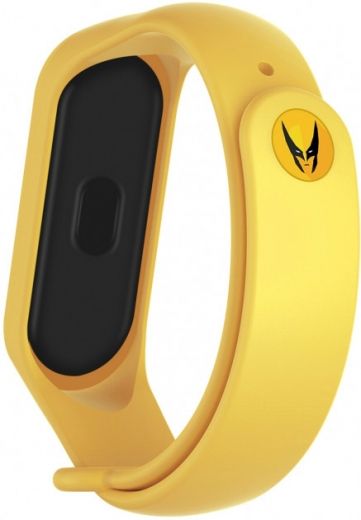 Ремешок ArmorStandart Superhero Edition для Xiaomi Mi Band 5 Wolverine (ARM57072) Yellow - фото - интернет-магазин электроники и бытовой техники TTT