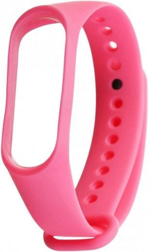 Ремешок для Xiaomi Mi Band 3/4 Hot Pink - фото - интернет-магазин электроники и бытовой техники TTT