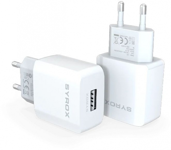 Мережевий зарядний пристрій Syrox J51 2.6А - фото Мережевий зарядний пристрій Syrox J51 2.6А - фото - інтернет-магазин електроніки та побутової техніки TTT
