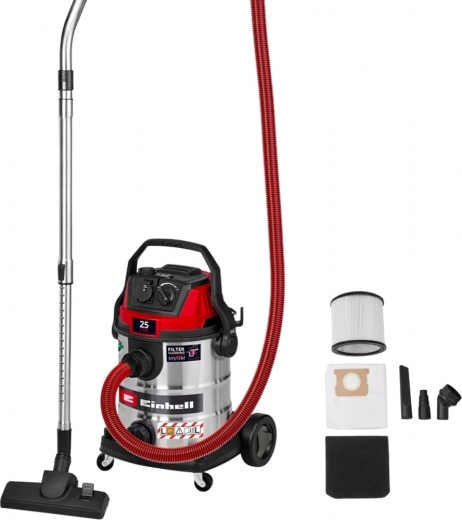 Промисловий пилосос Einhell TE-VC 2580 SACL 1100Вт (2347435) - фото - інтернет-магазин електроніки та побутової техніки TTT
