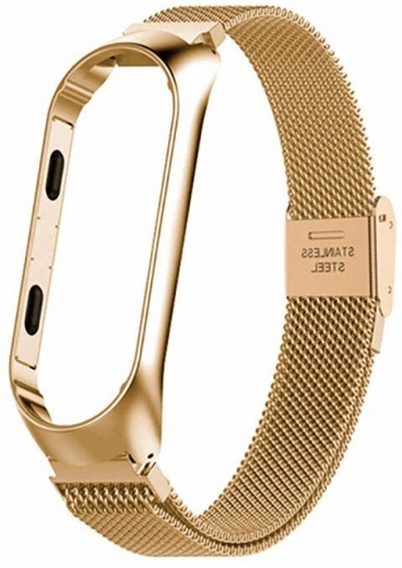 Ремешок BeCover Metal для Xiaomi Mi Smart Band 8 (709359) Gold - фото - интернет-магазин электроники и бытовой техники TTT