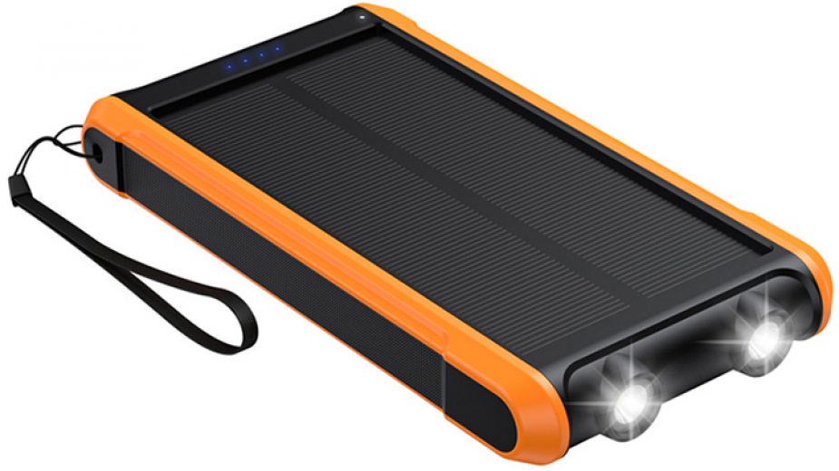 УМБ PowerPlant 10000 mAh Solar Panel (PB930494) Black  - фото УМБ PowerPlant 10000 mAh Solar Panel (PB930494) Black  - фото - інтернет-магазин електроніки та побутової техніки TTT