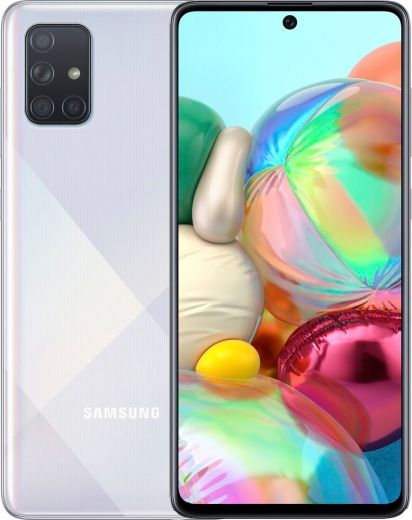 Смартфон Samsung Galaxy A71 6/128GB (SM-A715FZSUSEK) Silver - фото - интернет-магазин электроники и бытовой техники TTT