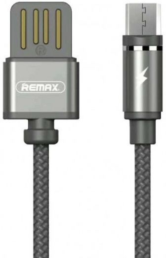 Кабель Remax Gravity Series RC-095m microUSB (RC-095M-TARNISH) Grey - фото - интернет-магазин электроники и бытовой техники TTT
