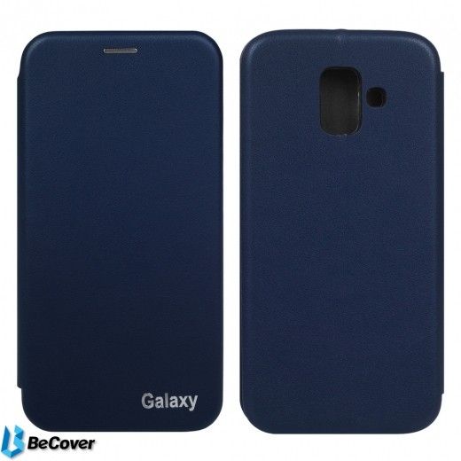 Чохол-книжка BeCover Exclusive для Samsung Galaxy A6 SM-A600 (BC_702521) Deep Blue - фото - інтернет-магазин електроніки та побутової техніки TTT