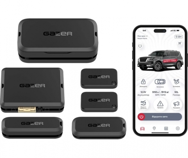 Автосигналізація Gazer S5 Overhand - фото - інтернет-магазин електроніки та побутової техніки TTT
