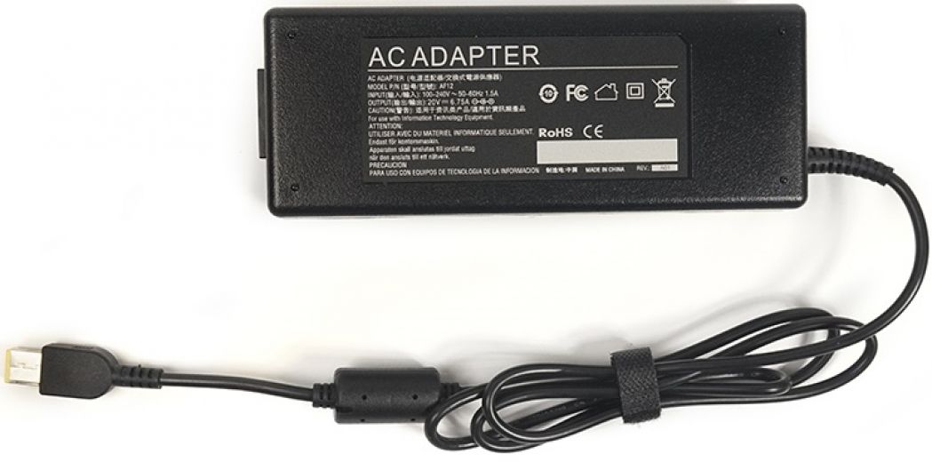 Блок питания PowerPlant для ноутбуков IBM/LENOVO 220V, 20V 135W 6.75A (USB) (IB130HUSB) - фото - интернет-магазин электроники и бытовой техники TTT