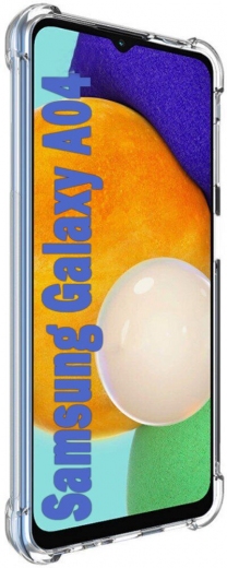 Cиліконовий чохол BeCover Anti-Shock для Samsung Galaxy A04 SM-A045 (708248) Clear - фото - інтернет-магазин електроніки та побутової техніки TTT