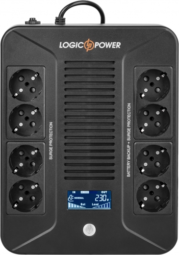 ИБП LogicPower LP-UL1000VA-8PS (LP16162) - фото - интернет-магазин электроники и бытовой техники TTT