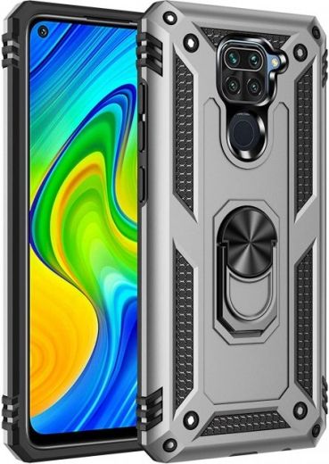 Панель BeCover Military для Xiaomi Redmi Note 9 / 10X (705585) Silver  - фото - интернет-магазин электроники и бытовой техники TTT