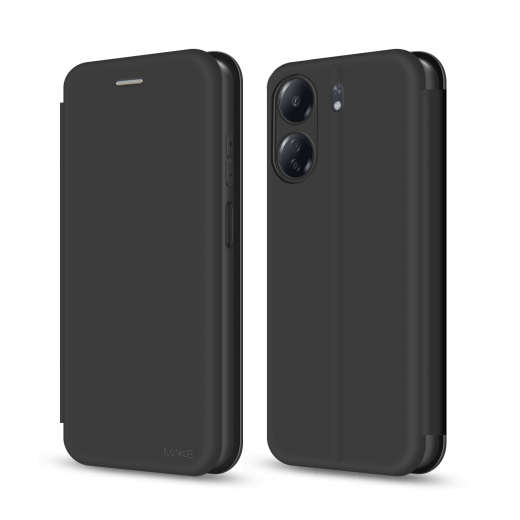 Чехол-книжка Make Flip Redmi 13C/Poco C65 (MCP-XR13C/PC65BK) Black - фото - интернет-магазин электроники и бытовой техники TTT