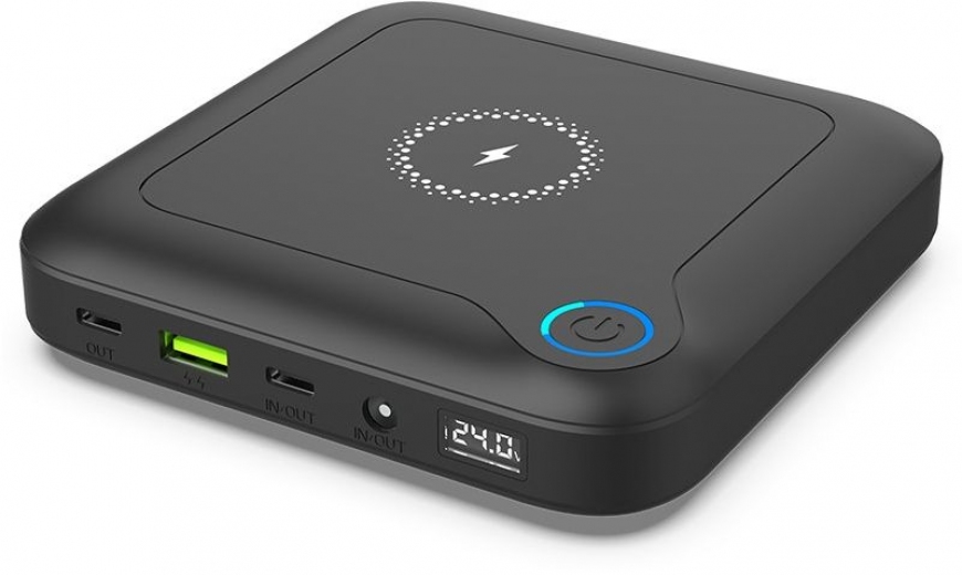УМБ PowerPlant 24000 mAh 60W PD Wireless (PB930463) Black - фото УМБ PowerPlant 24000 mAh 60W PD Wireless (PB930463) Black - фото - интернет-магазин электроники и бытовой техники TTT