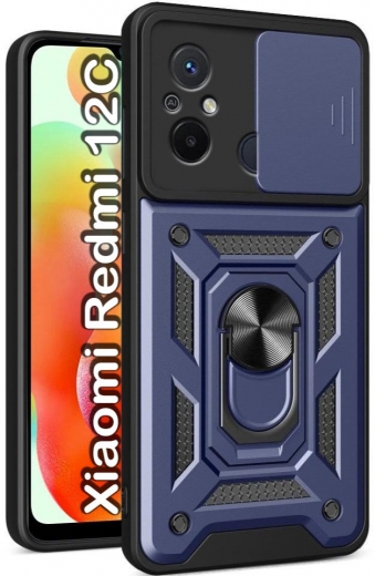 Панель BeCover Military для Xiaomi Redmi 12C (709166) Blue - фото - интернет-магазин электроники и бытовой техники TTT