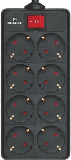 Мереживий фільтр Real-El RS-8 Protect 5м (EL122300024) Black  - фото - інтернет-магазин електроніки та побутової техніки TTT