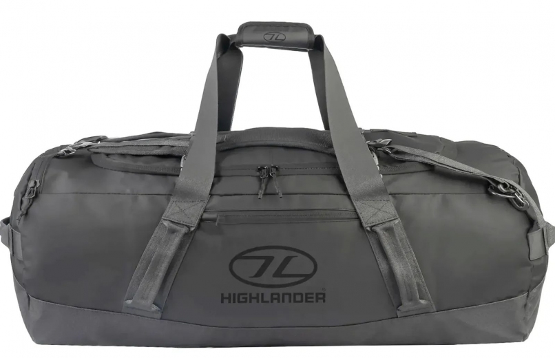 Дорожная сумка Highlander водозащитная Hauler Duffel 120L (DB135-BK) Black - фото - интернет-магазин электроники и бытовой техники TTT