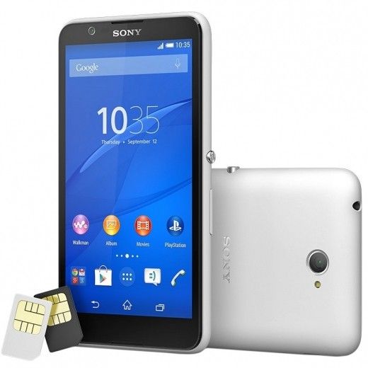 Смартфон Sony Xperia E4 Dual E2115 White - фото - интернет-магазин электроники и бытовой техники TTT