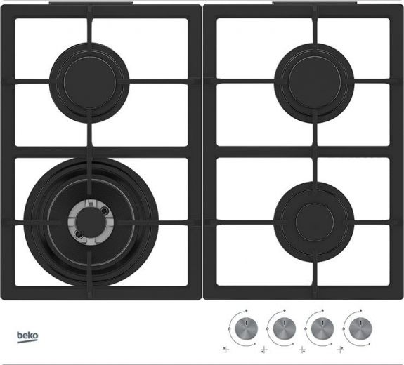 Варочная поверхность газовая BEKO HILW 64225 SW - фото Варочная поверхность газовая BEKO HILW 64225 SW - фото - интернет-магазин электроники и бытовой техники TTT